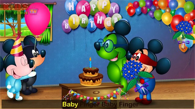 Finger Family Collection || Mickey Mouse Superheroes Babies Birthday Party || # Daddy finger