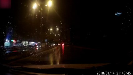 Nefes kesen uyuşturucu operasyonu araç kamerasında