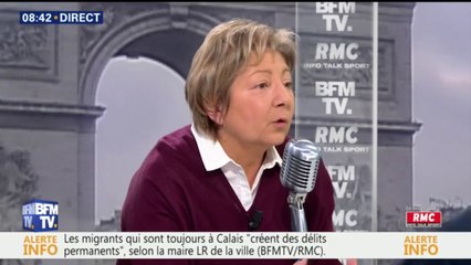 Les migrants de Calais "refusent l'aide humanitaire que l'Etat leur propose"