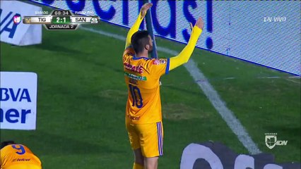 But d'André-Pierre Gignac face à Santos