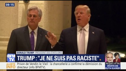 "Je ne suis pas raciste", assure Donald Trump
