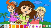 Kolorowanki z muzyką dla dzieci - Dora i przyjaciele - Coloring Book
