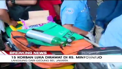 Para Korban Ambruknya Gedung Bursa Efek Dibawa Ke 3 Rumah Sakit