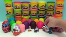 Kinder Surprise Eggs Play Doh Surprise Toy Eggs and Plastic Surprise Eggs unboxing