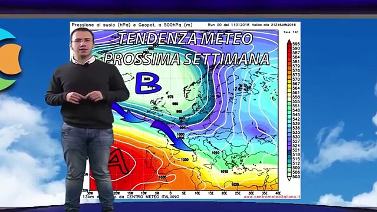 Meteo prossima settimana  correnti atlantiche con piogge e nevicate Italia