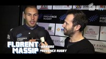 Provence Rugby / Bourgoin : la réaction de Florent Massip