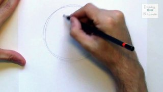 How to Draw Princess Aurora from Sleeping Beauty - Step by Step - Narrated