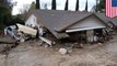 What triggered deadly debris flows in California?