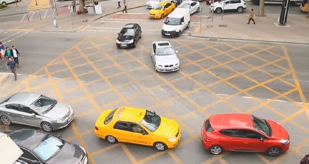 Trafikte Taralı Alan İhlal Tespit Sistemi Devreye Giriyor