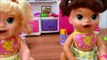 Baby Alive Comilona - Rotina da Tarde das Gêmeas Lupita e Luz Clarita