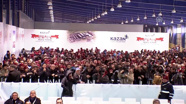Cumhurbaşkanı Erdoğan: 'Elektrik bakımından ülkemize yük olmayan, tam tersine katkıda bulunan tesise sahip olmuş oluyoruz' - KAHRAMANKAZAN