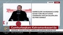 Cumhurbaşkanı Erdoğan konuşma yapıyor