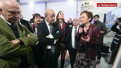 Electricité. Jean-Yves Le Drian inaugure le "Filet de sécurité"