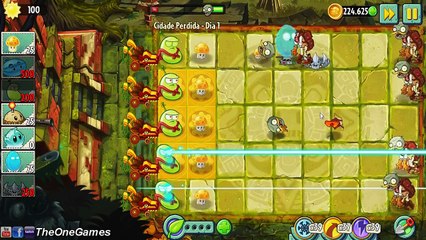 Plants vs. Zombies 2 - Lost City Day 1 - Cidade Perdida