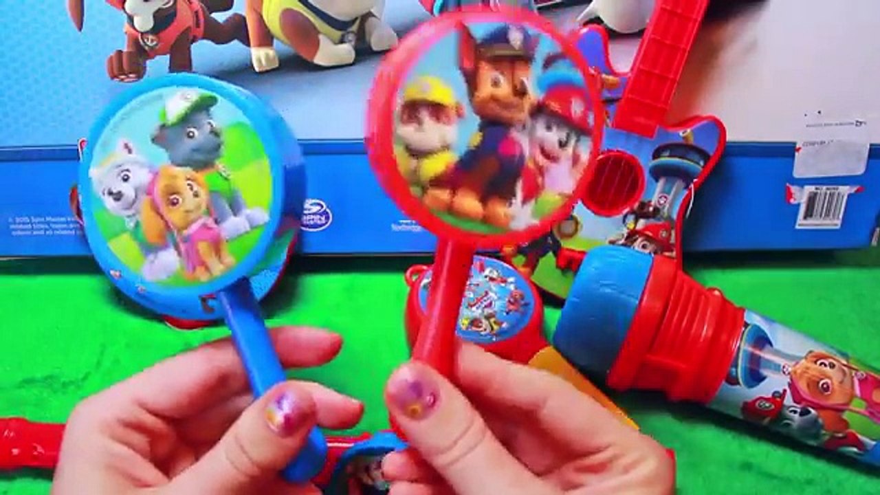 COMPILACÃO Patrulha Canina Paw Patrol Carrinhos Instrumentos Musicais Filhotes Brinquedos Portugues