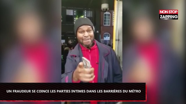 Londres : Un fraudeur se coince les parties intimes dans les barrières du métro (Vidéo)