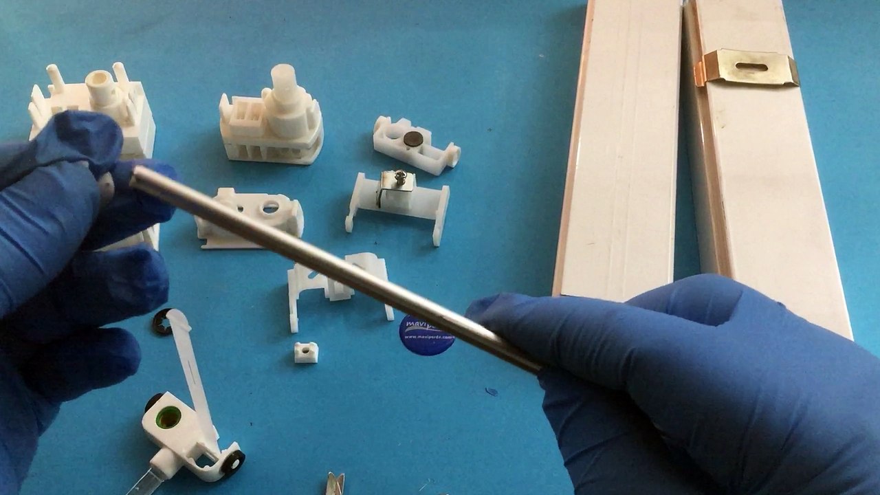 DPY0015-Maviperde-Dikey Perde Plastik Sekmen