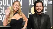 Mariah Carey Was All Over Kit Harington For ‘GoT’ Spoilers At Golden Globes 2018