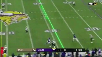 Minnesota Vikings pull off last-second miracle victory 29-24 over New Orleans