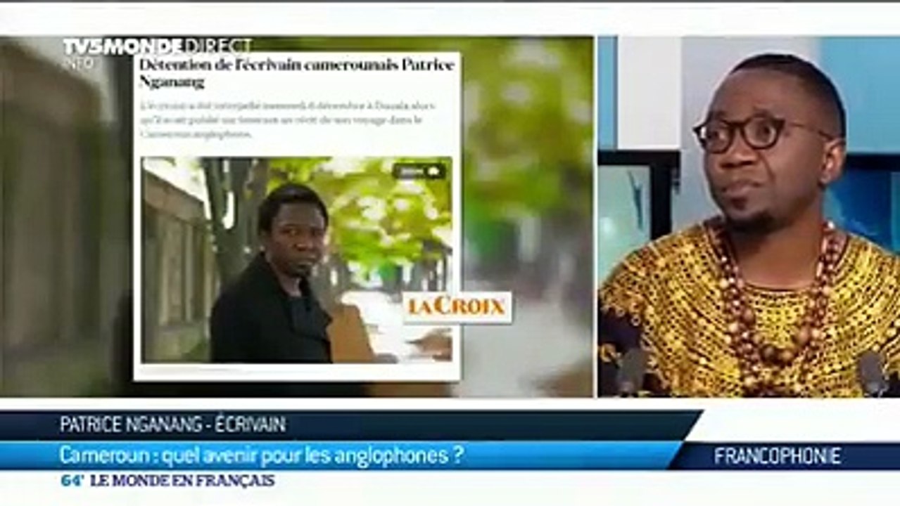 Patrice Nganang: "Je suis rentré en prison comme un ambazonien, j'en suis sorti comme le président du Cameroun"