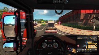 ВЕСЕЛЫЙ ETS 2 MP Euro truck simulator 2 multiplayer+ РУЛЬ!!!! УГРАНАЯ СЕРИЯ! #2