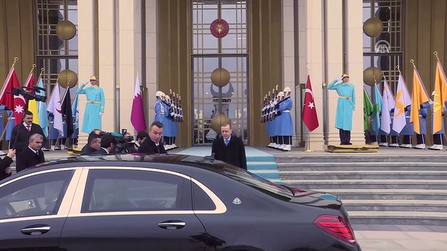 Cumhurbaşkanı Erdoğan, Katar Emiri Al Sani ile bir araya geldi - ANKARA
