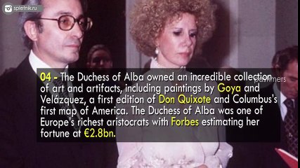 Unknown Interesting Facts About Duchess of Alba
