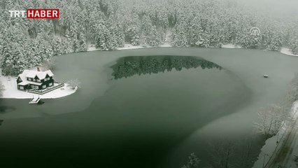 Gölcük Gölü'nden kartpostallık görüntüler