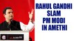 Rahul Gandhi attacks PM Modi led BJP government for delaying mega park project | Oneindia News