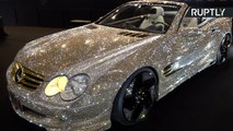 Shine Bright Like a Diamond! Check Out This Mercedez-Benz SL-600 Covered in Swarovski Crystals