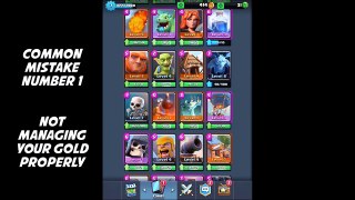 Clash Royale | 4 COMMON BEGINNER MISTAKES (& HOW TO AVOID THEM)