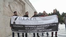 Greve e protestos em Atenas