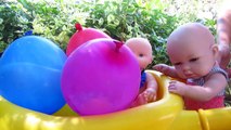 Piñatas de globos de agua con sorpresas con bebés Nenuco y la muñeca bebe Lucía en Mundo Juguetes