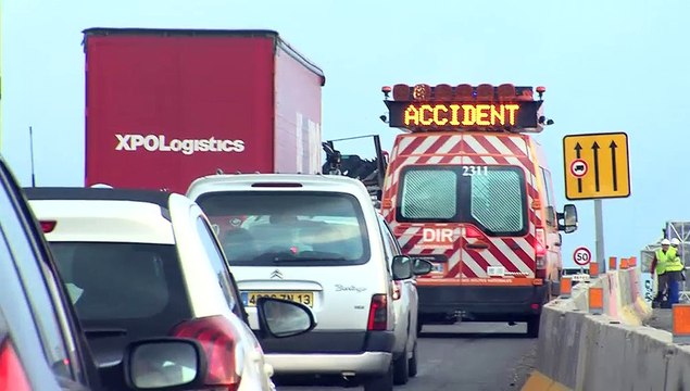 Accident sur le viaduc de Martigues