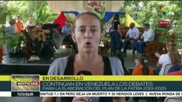 Venezolanos definen en asambleas populares el Plan de la Patria