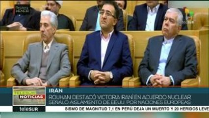 Pdte. iraní: Un triunfo que EE.UU. no se retire de acuerdo nuclear