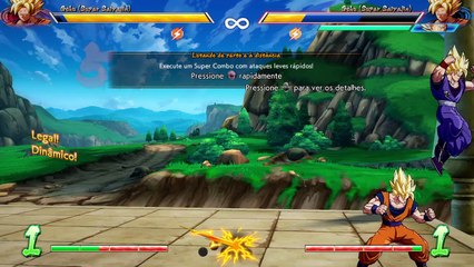 DRAGON BALL FighterZ Open Beta treinamento