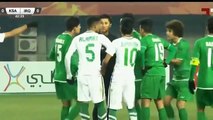 ملخص مباراة العراق والسعوديه{شاشه كامله} تصفيات كأس اسيا تحت 23 سنة في الصين
