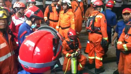 Indonesia Stock Exchange floor collapses, many injured