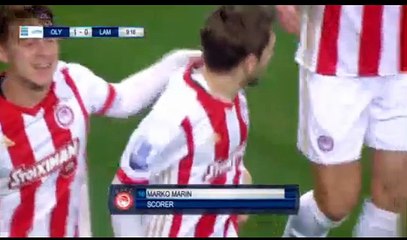 Amazing  Goal  Marko  Marin  (1:0) Olympiakos Piraeus vs Lamia