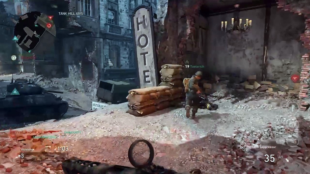 COD WW2 | Nice Gridiron Play