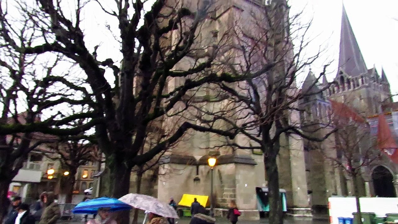 Lausanne (SUISSE) vue du haut de la ville