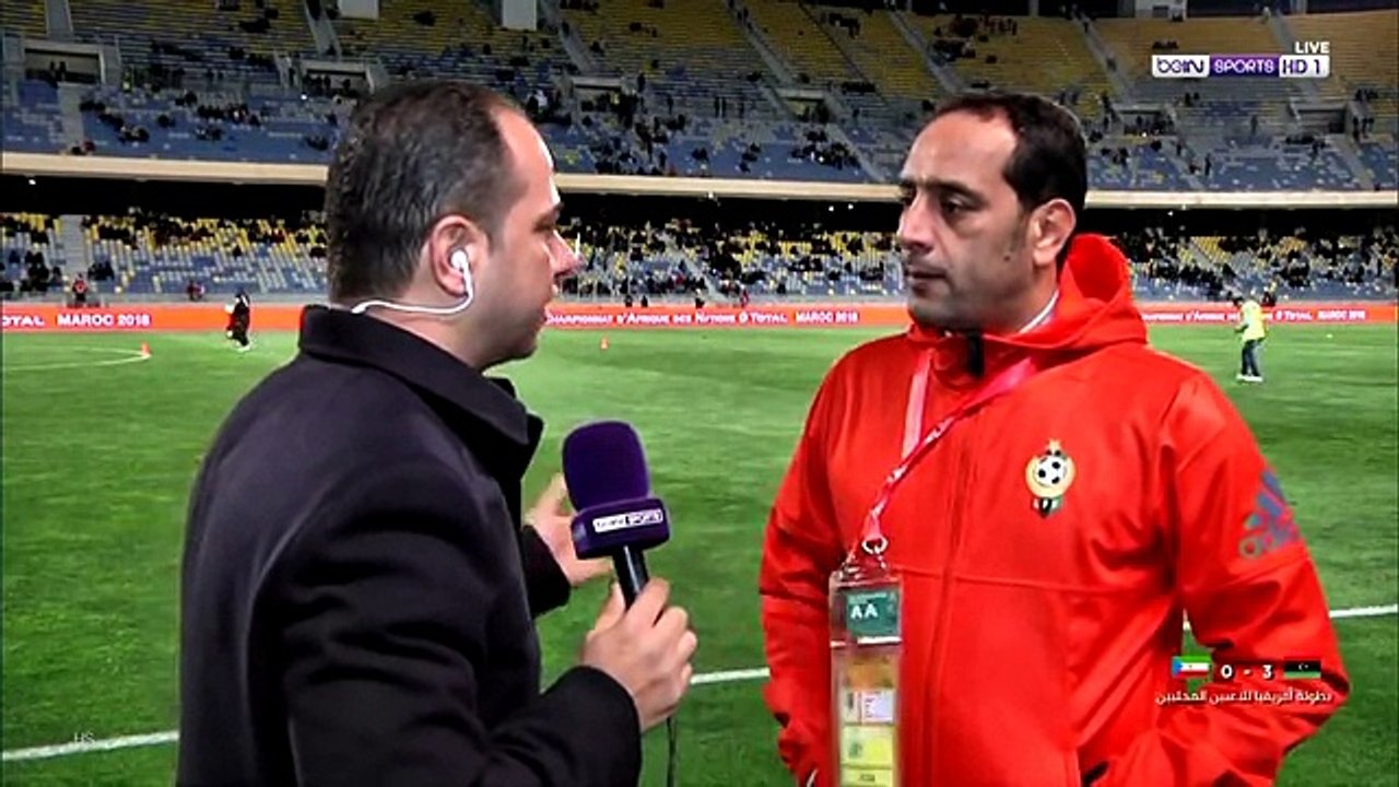 بالفيديو..مدرب المنتخب الليبي فرحان بتنظيم المغرب لمنافسات الشان..المغاربة رحبو بينا و شجعونا فطنجة