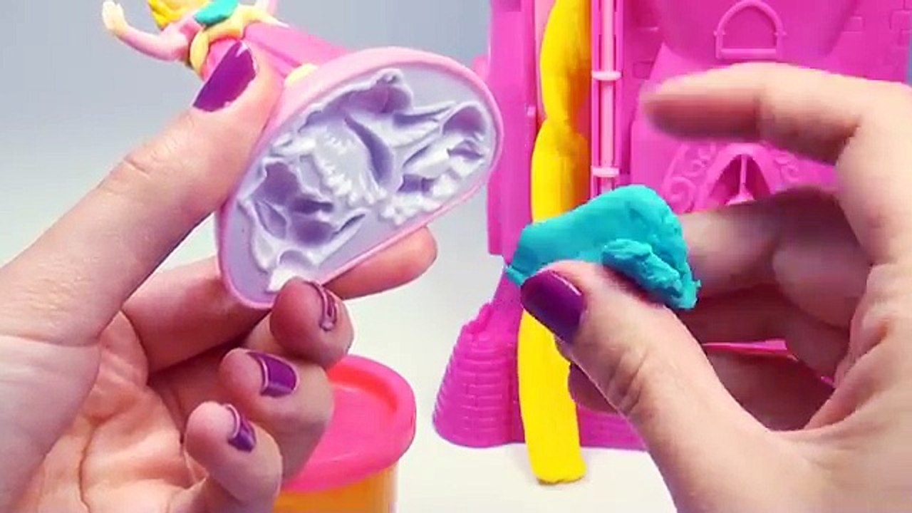 Play Doh Prettiest Princess Castle Playset Disney Princess Belle Cinderella Aurora Playdough Dress