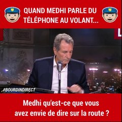 Téléphone au volant: un auditeur se fait arrêter par la police en direct sur RMC