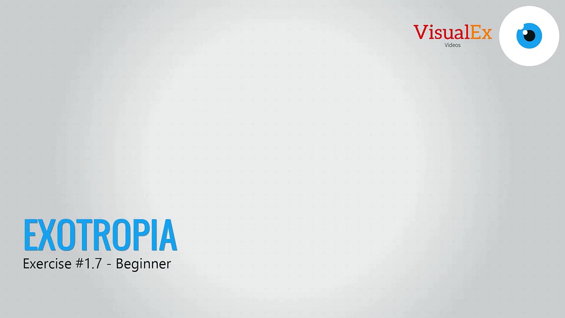 Visual Exercise Exotropia 1 7 Beginner Video Dailymotion
