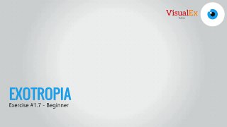 Visual Exercise [Exotropia] #1.7 Beginner