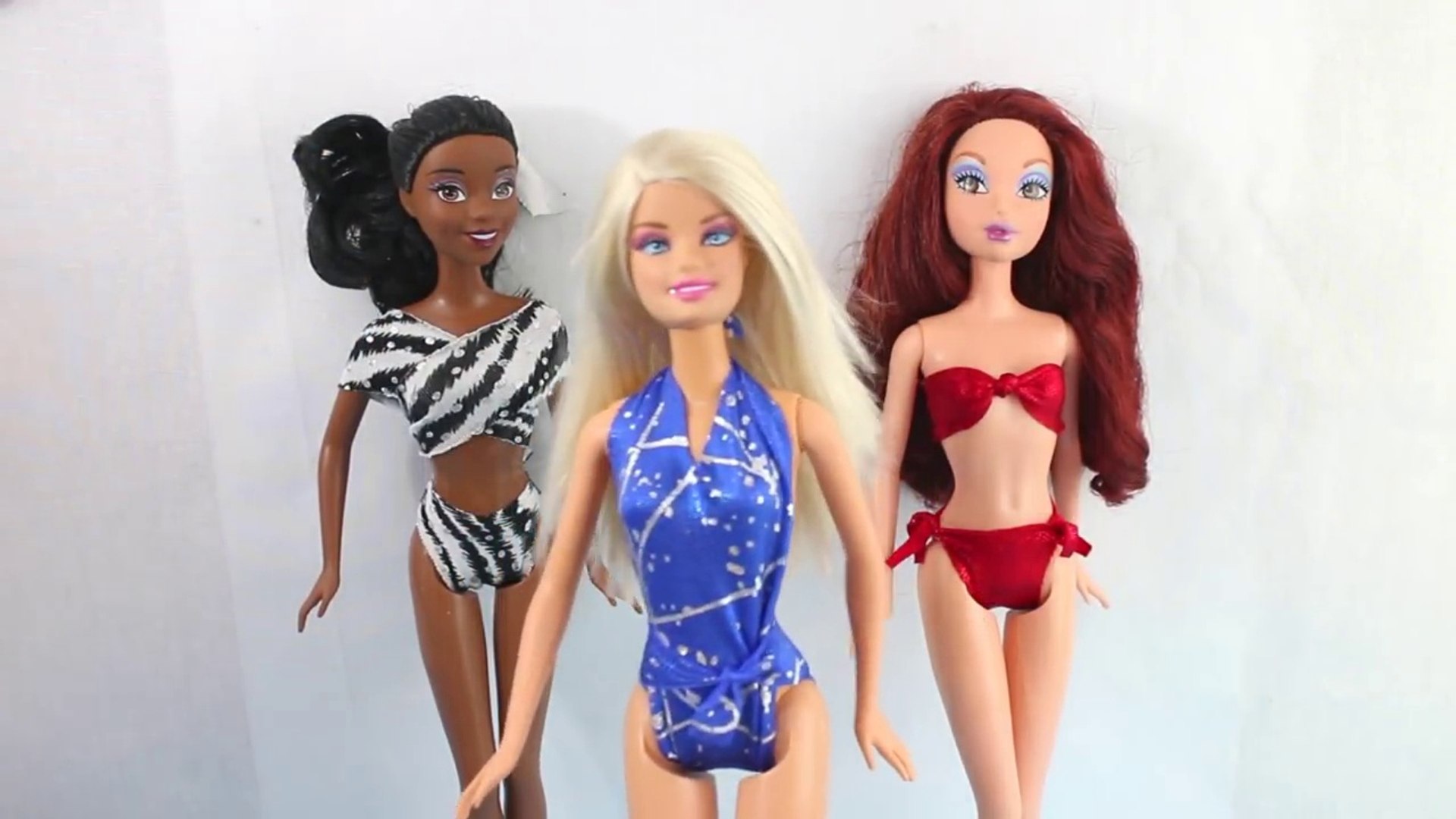 How To Make Barbie Doll Swimsuit - No Sew - video Dailymotion