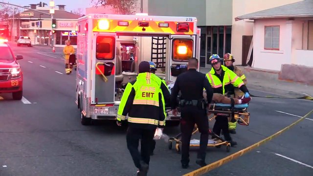 Californie : Un automobiliste fini en premier étage d'une maison !