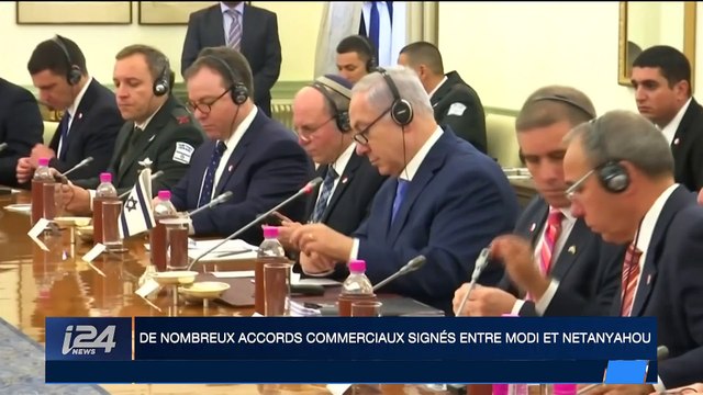 De nombreux accords commerciaux signés entre Modi et Netanyahou